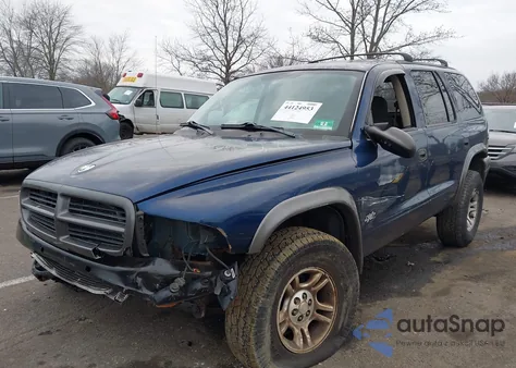 2002 Dodge Durango Sport из США, поврежденный, VIN 1B4HS38N02F168054